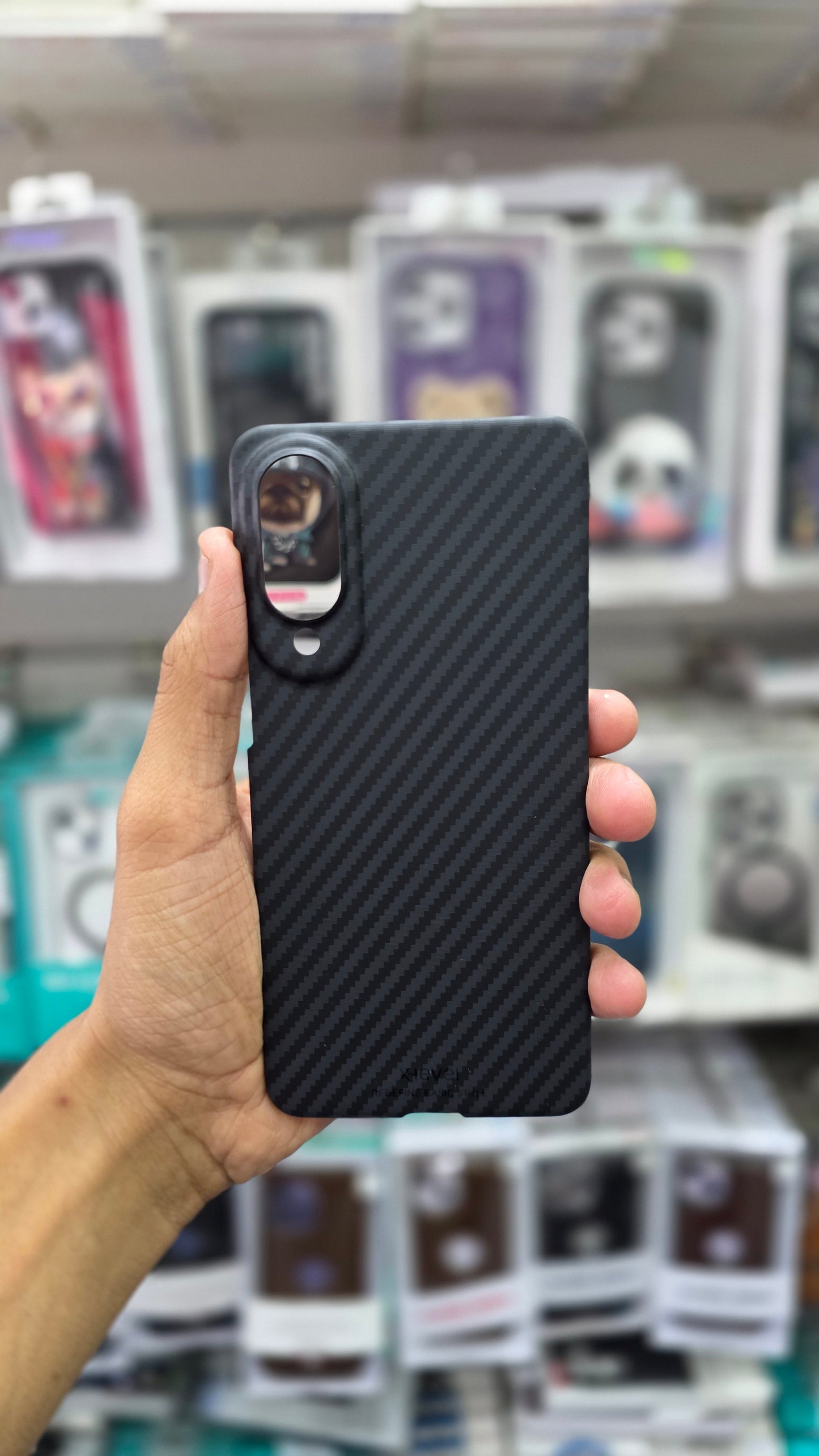 X-LEVEL Carbon Fiber Texture Case - Samsung S25 Edge