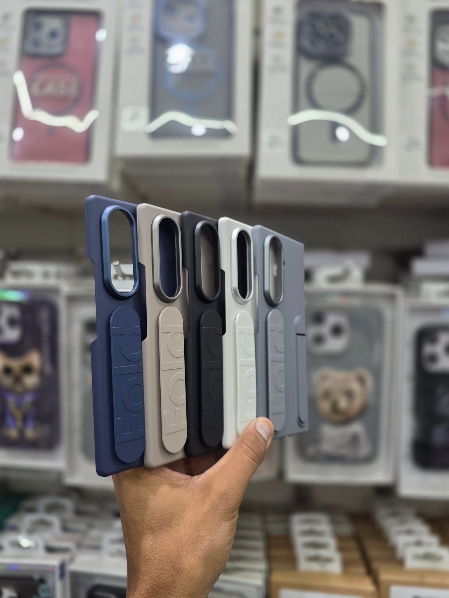 Stand Wrist Strip Case With Glass - Samsung Z Fold 7