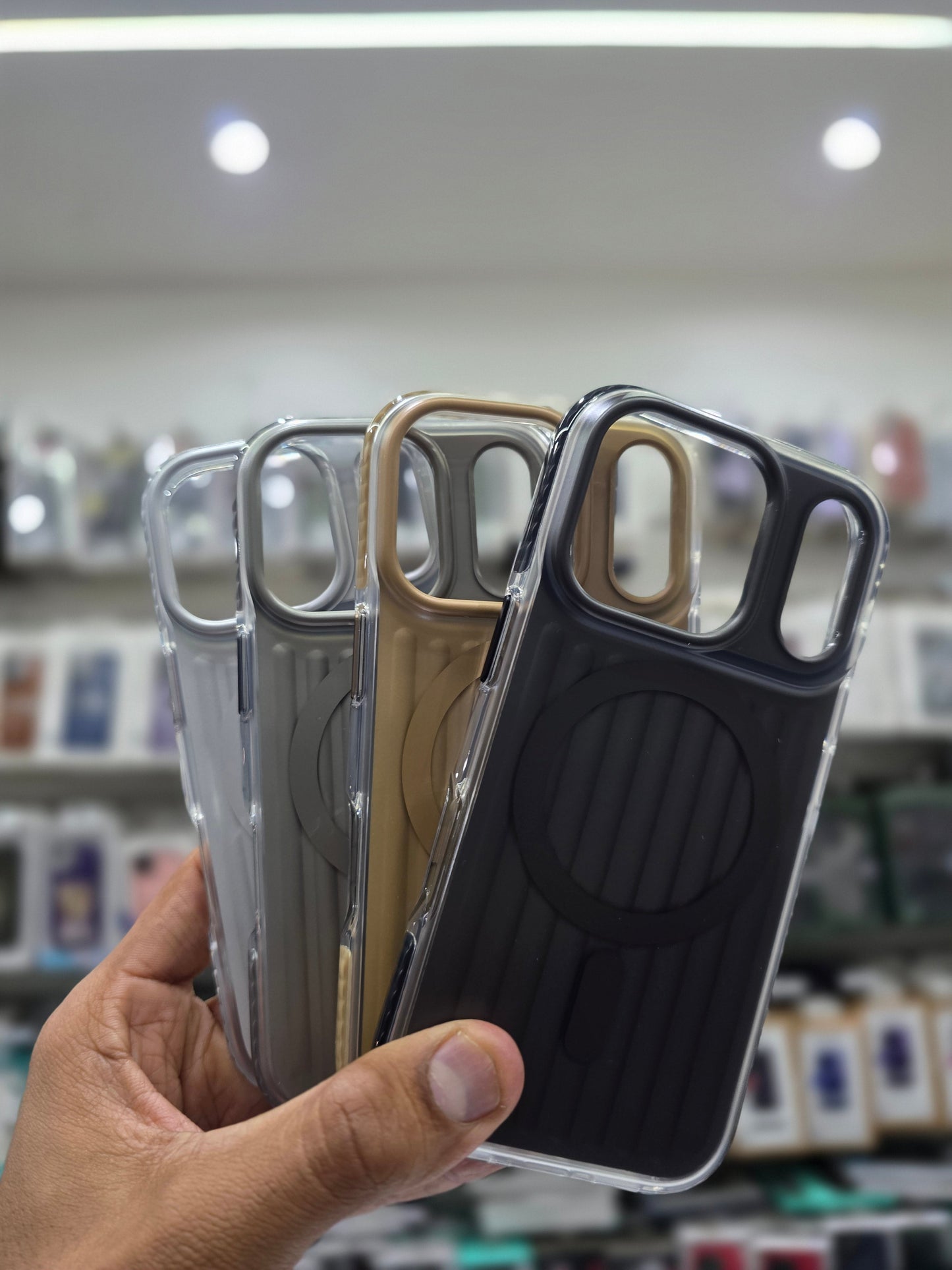 Rock Ribbed Magnetic Case Cover - iPhone 17 Pro Max