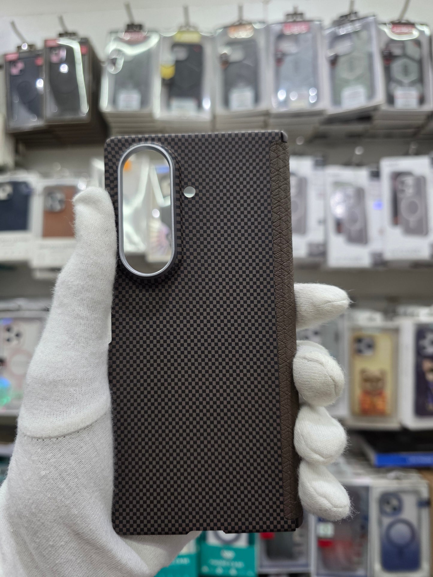 D Moloch Carbon Magnetic Case with Hinge & Front Frame - Samsung Z Fold 7