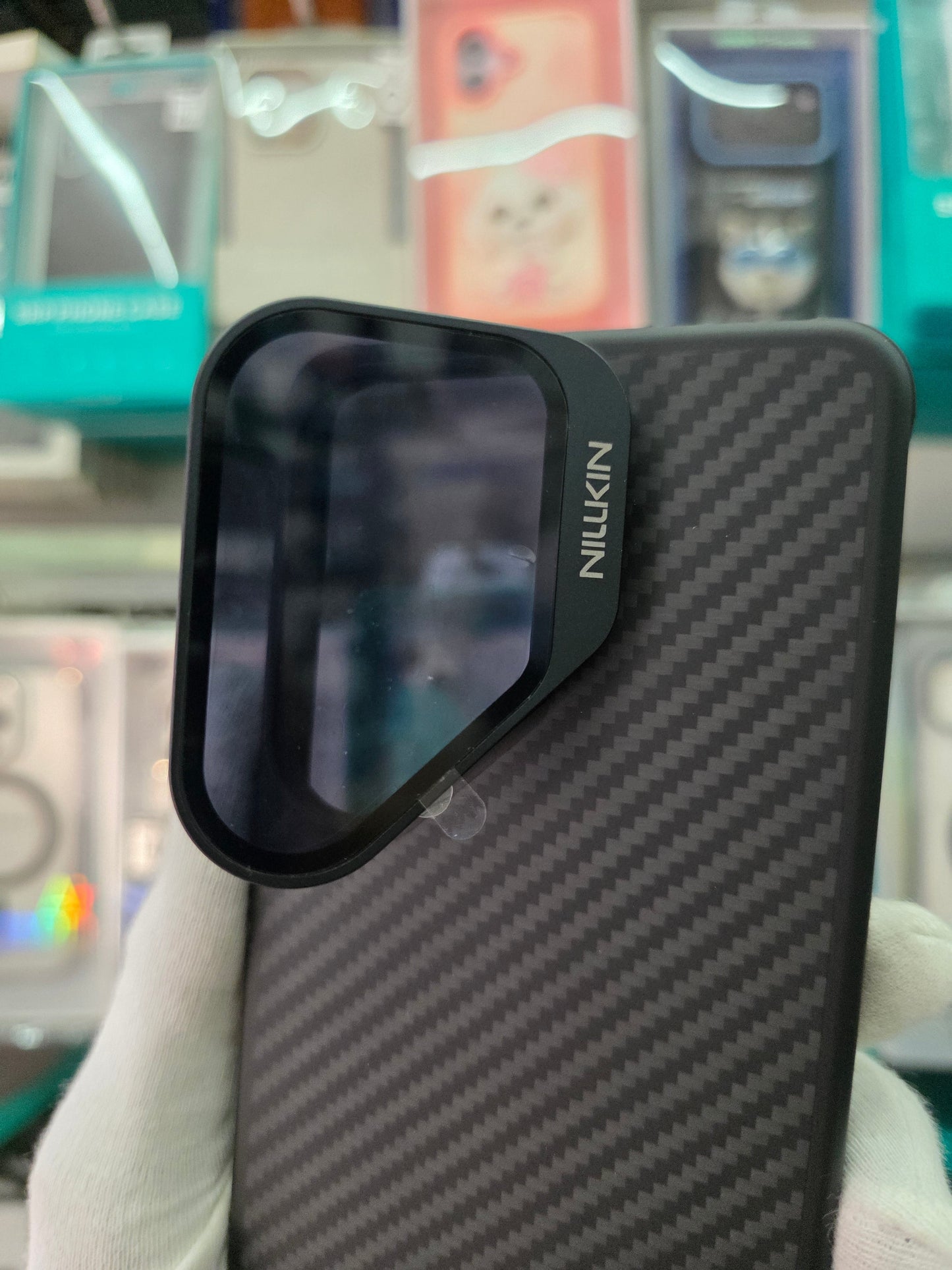 Nillkin CarboProp Magnetic MagSafe Transparent Lens Guard Edition Aramid fiber armor case - Samsung Galaxy S26 Ultra