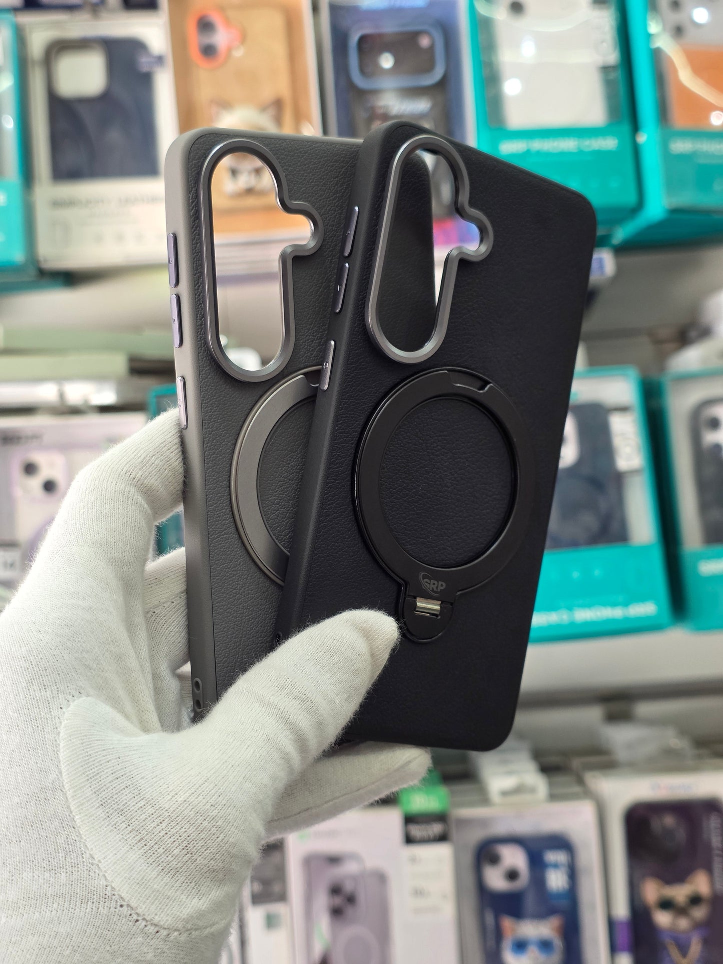SRP PU Slim Leather with Ring Holder - Samsung S26 Back Case