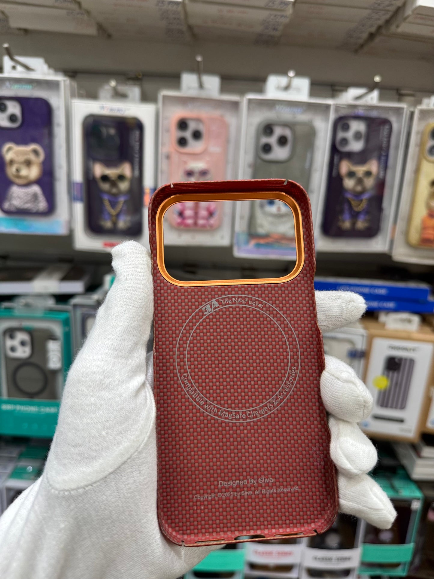 Sliva Real Carbon Fiber Case Super Slim Original with Magsafe Cover - iPhone 17 Pro Max