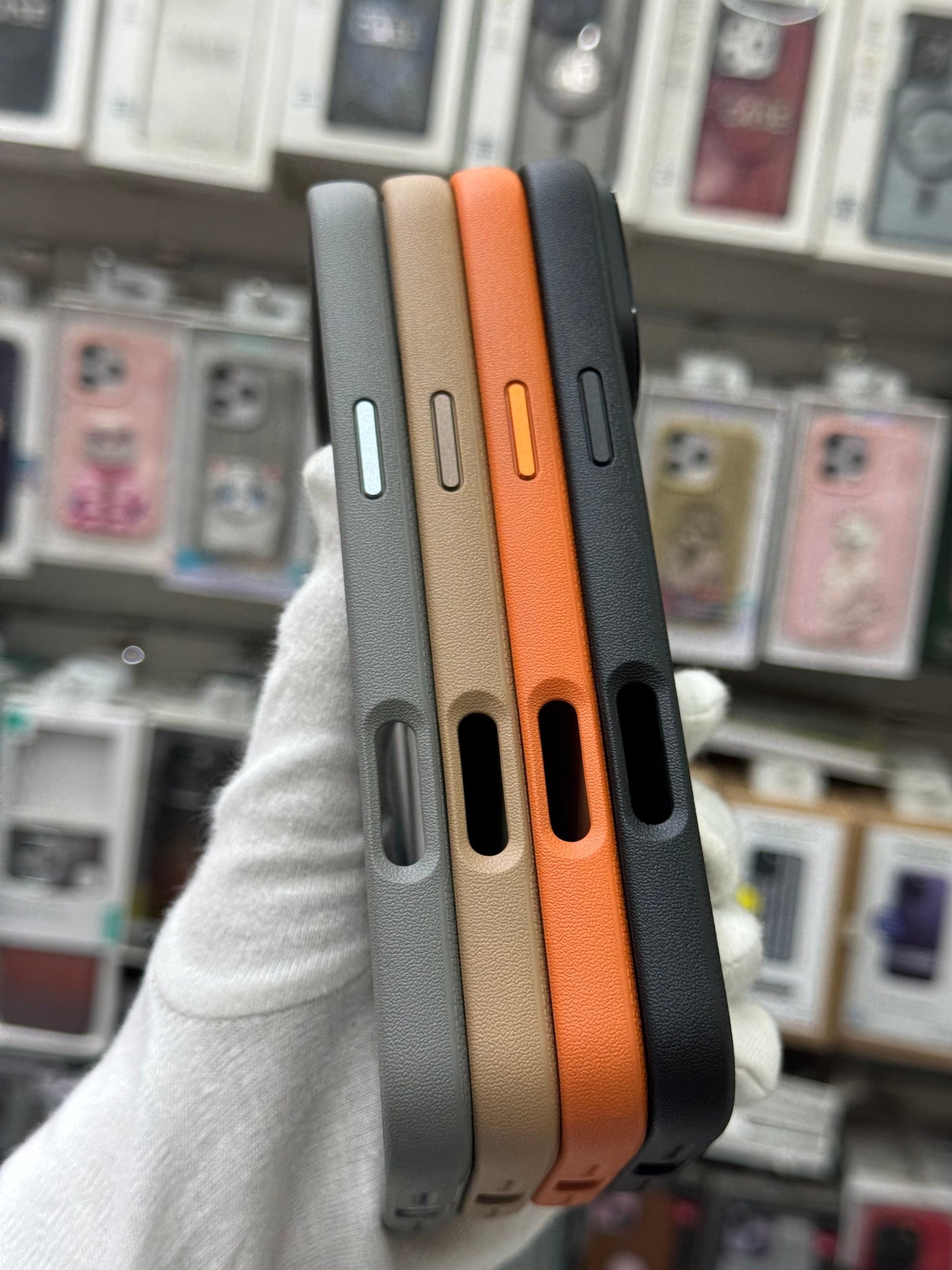 Premium Pu Leather MagSafe Case with 360° Ring Holder - iPhone 17 Pro