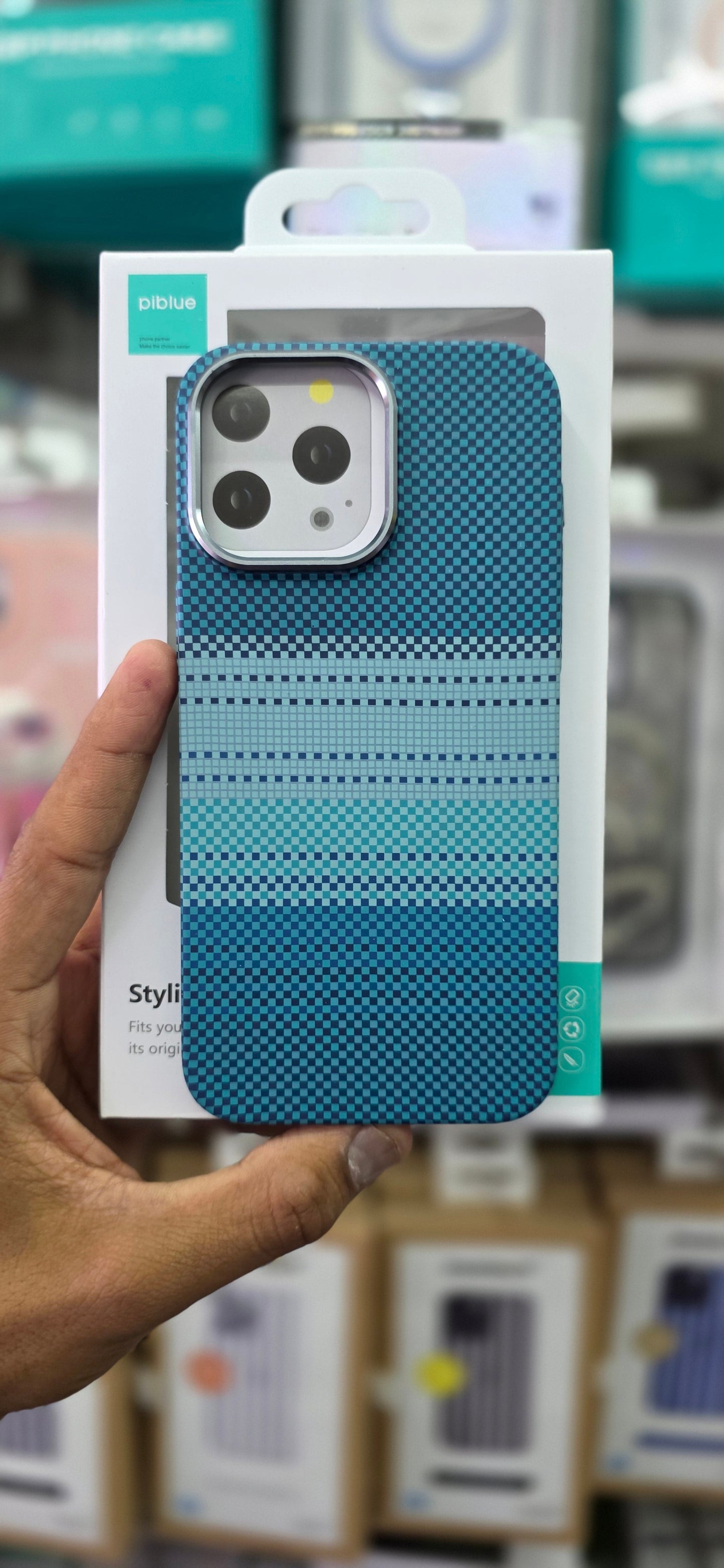 PIBLUE Kevlar Magsafe Case - iPhone 15 Pro Max