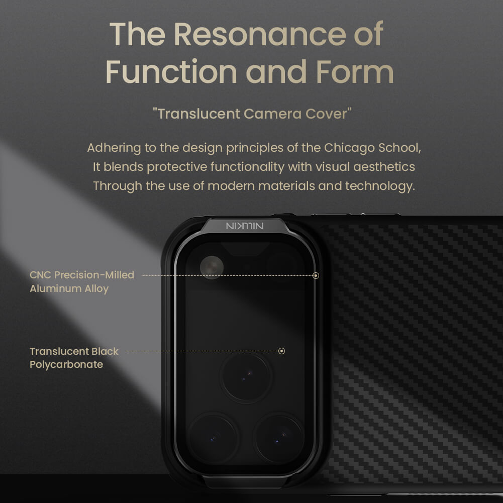 Nillkin CarboProp Magnetic MagSafe Transparent Lens Guard Edition Aramid fiber armor case - Apple iPhone 17 Pro Back Cover
