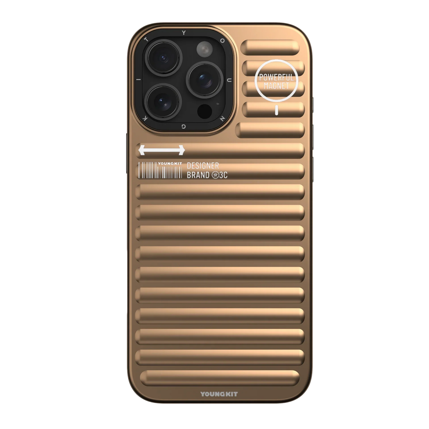 Youngkit True Color Luggage Phone Case - iPhone 16 Pro Max Back Cover