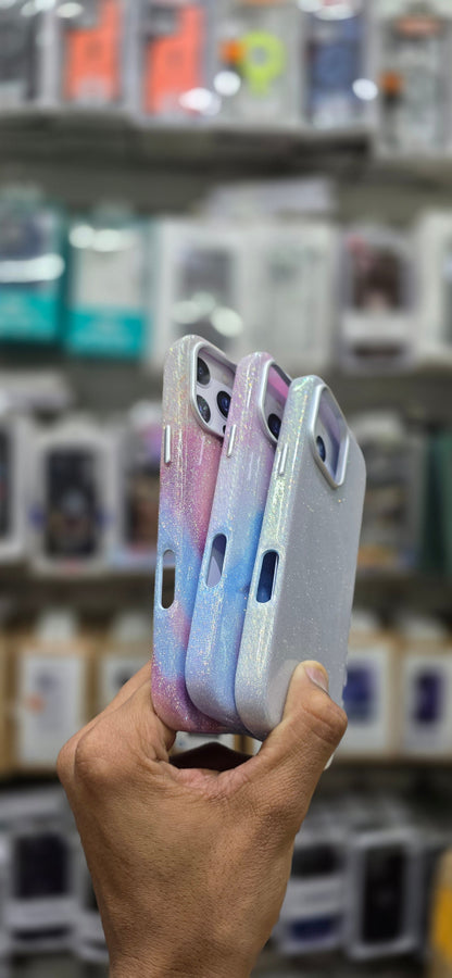 SRP Glittery Pastel Swirl Case WIth MagSafe - iPhone 16 Pro Max Back Cover