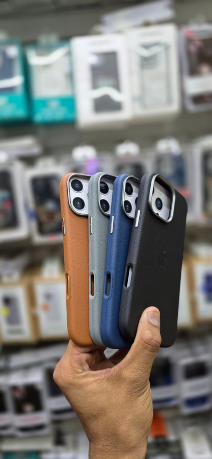 BUCKSUITI PU Slim Leather Case - iPhone 16 Pro Max Back Cover