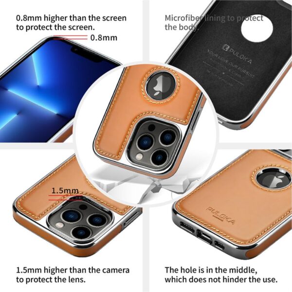 PULOKA Classic Leather - iPhone 15 Pro Back Cover