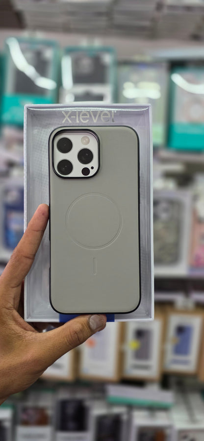 X-LEVEL Magnet Duke Leather Case - iPhone 16 Pro