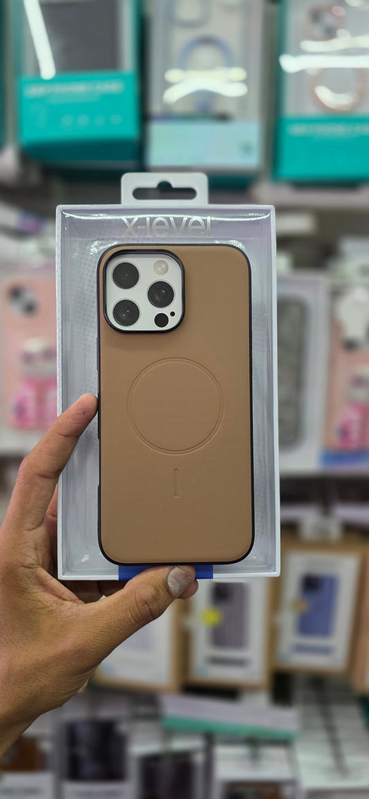 X-LEVEL Magnet Duke Leather Case - iPhone 16 Pro