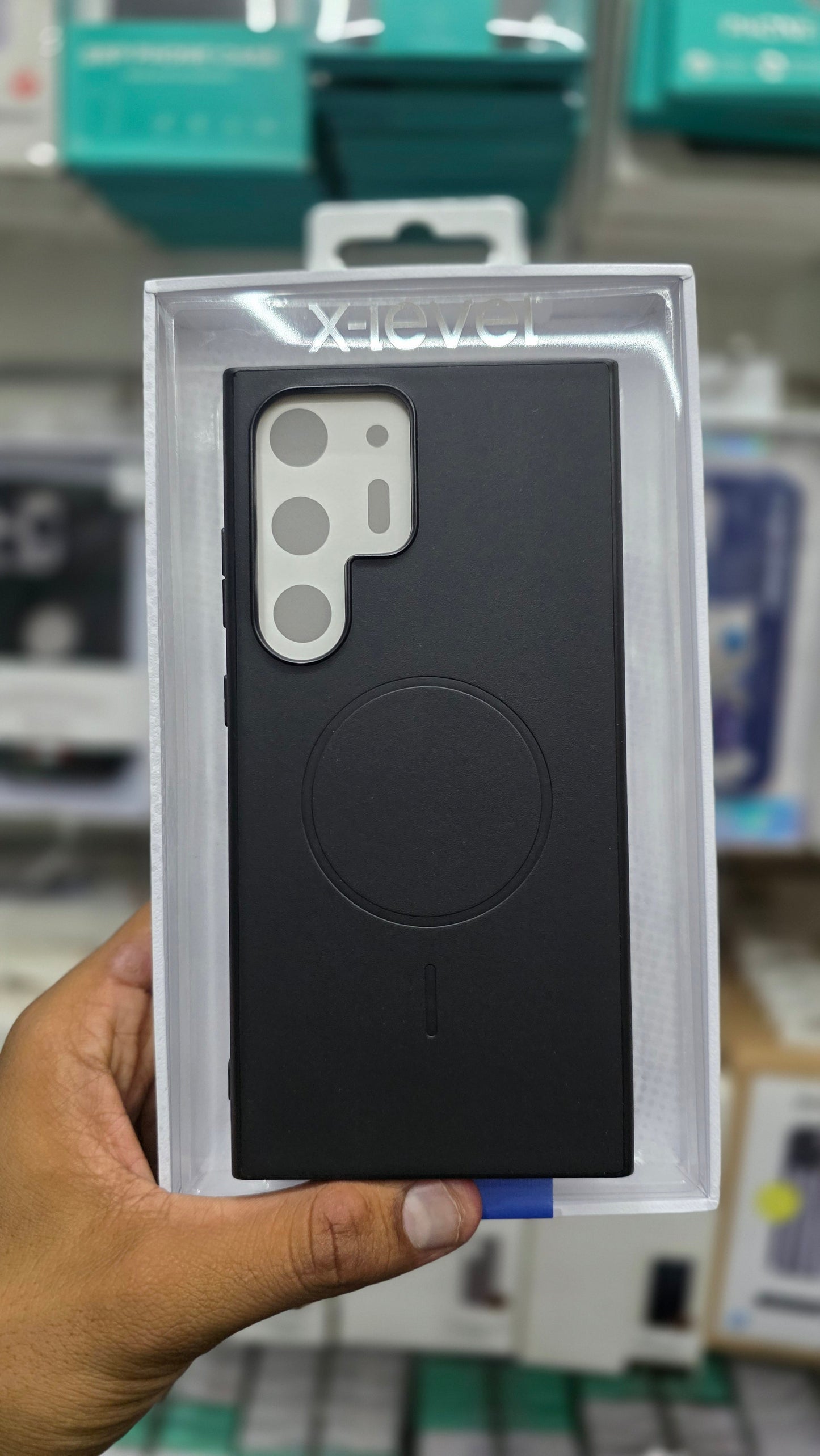 X-LEVEL Magnet Duke Leather Case - Samsung S25 Ultra