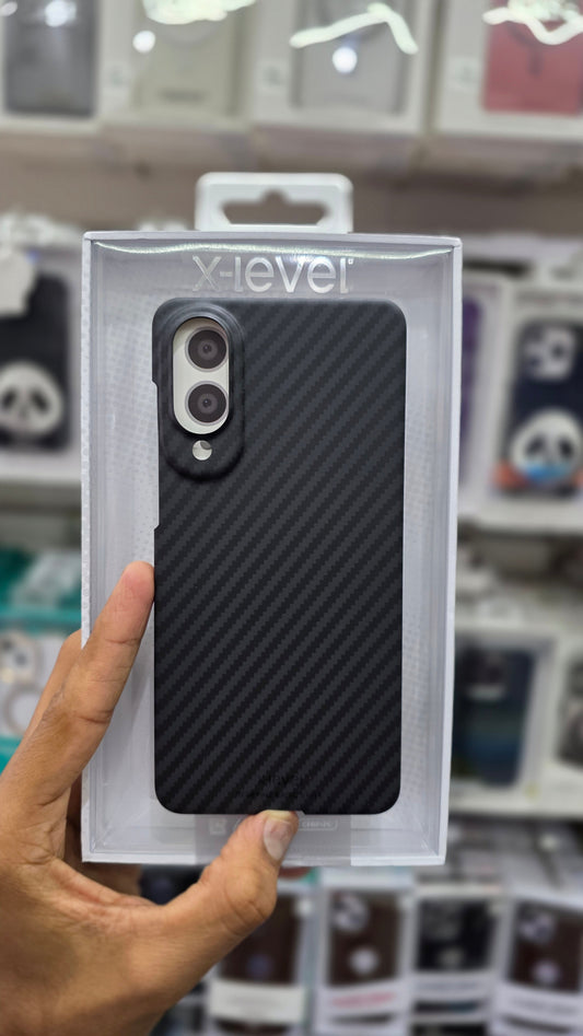 X-LEVEL Carbon Fiber Texture Case - Samsung S25 Edge