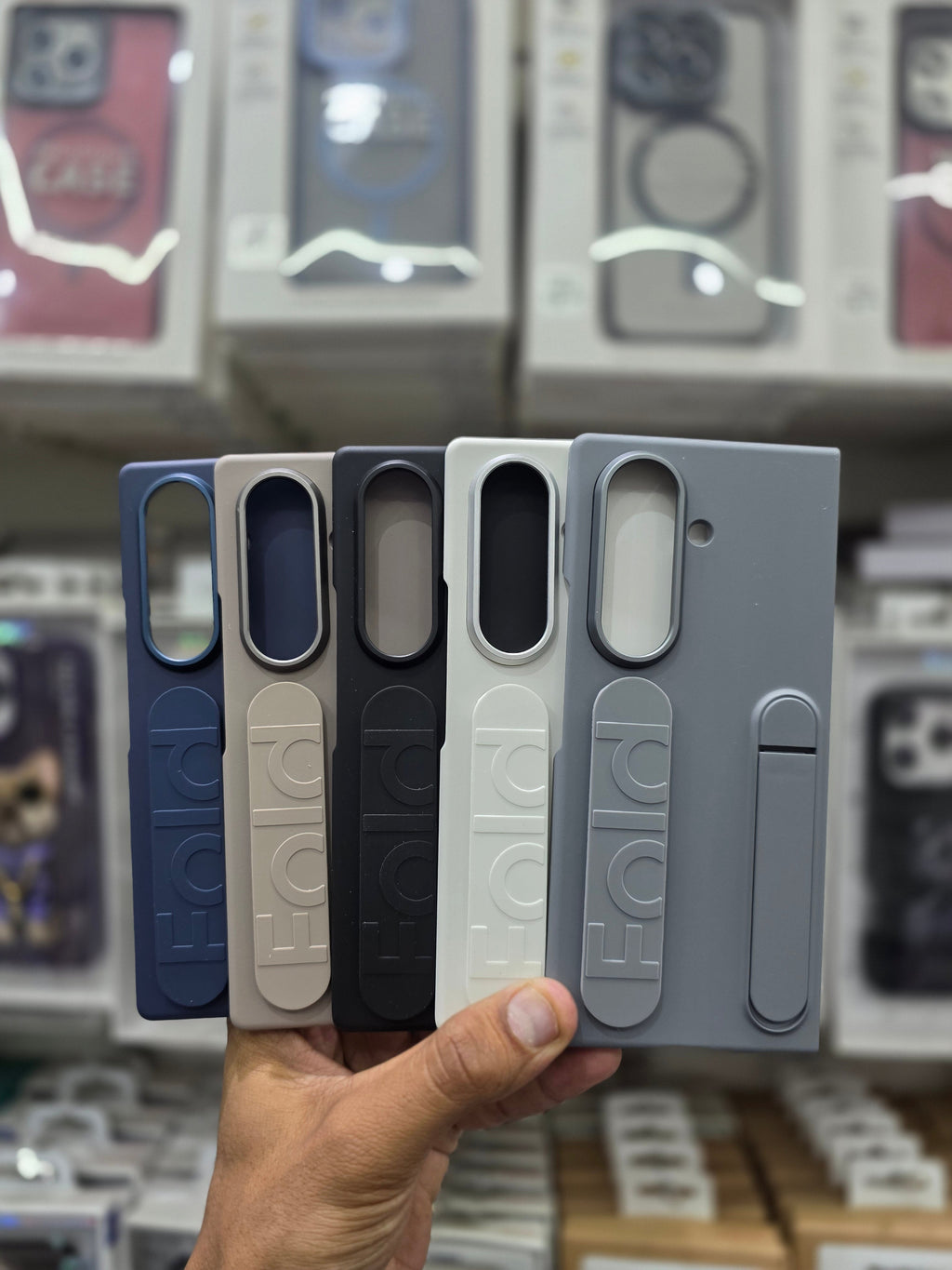 Stand Wrist Strip Case With Glass - Samsung Z Fold 7