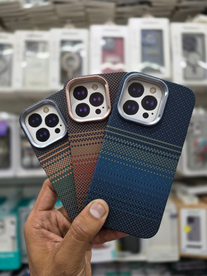 Luxo Carbon Fiber Magsafe Case - iPhone 15 Pro Back Cover