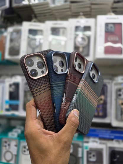 Luxo Carbon Fiber Magsafe Case - iPhone 16 Pro Max Back Cover