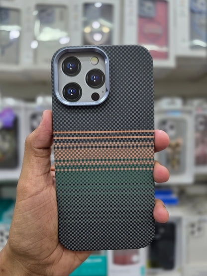 Luxo Carbon Fiber Magsafe Case - iPhone 16 Pro Max Back Cover
