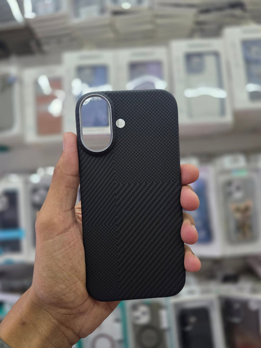 DFANS Carbon Fiber Texture Magnet Case - iPhone 17