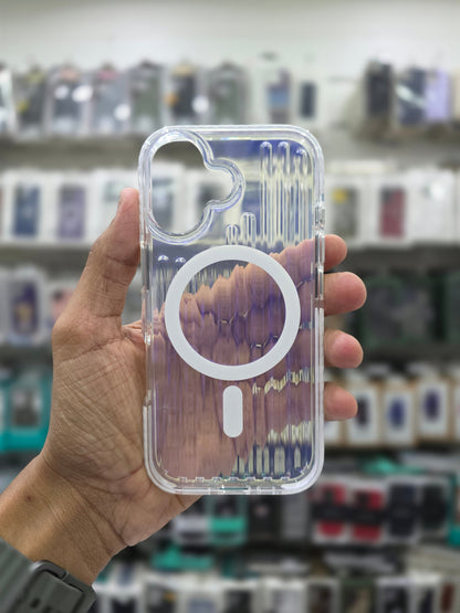 Rock Ribbed Glow Magnetic Case Cover - iPhone 17