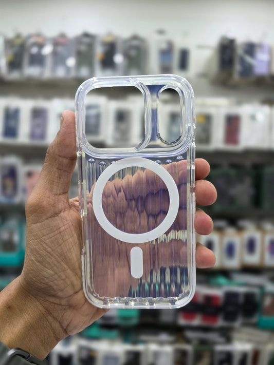 Rock Ribbed Glow Magnetic Case Cover - iPhone 17 Pro