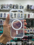 Rock Ribbed Glow Magnetic Case Cover - iPhone 17 Pro Max Back Cover