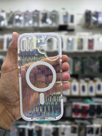 Rock Ribbed Glow Magnetic Case Cover - iPhone 17