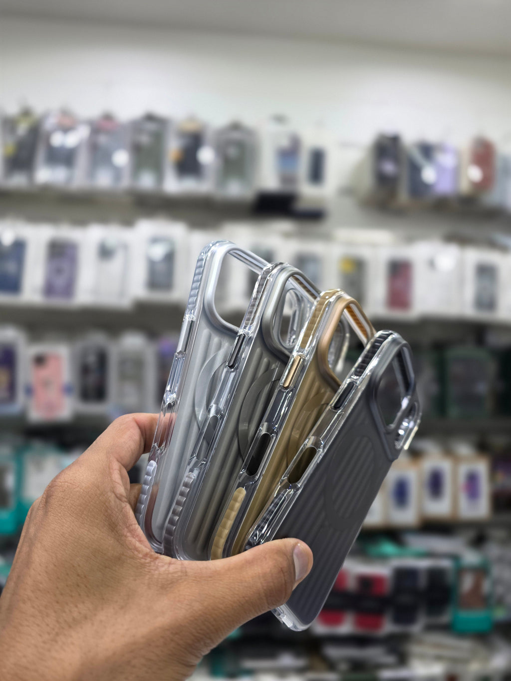 Rock Ribbed  Magnetic Case Cover - iPhone 17 Pro Max Back Cover