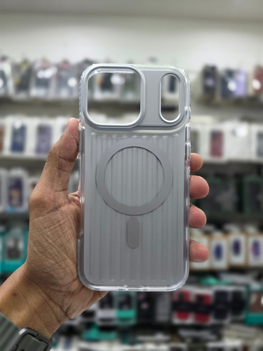 Rock Ribbed  Magnetic Case Cover - iPhone 17 Pro