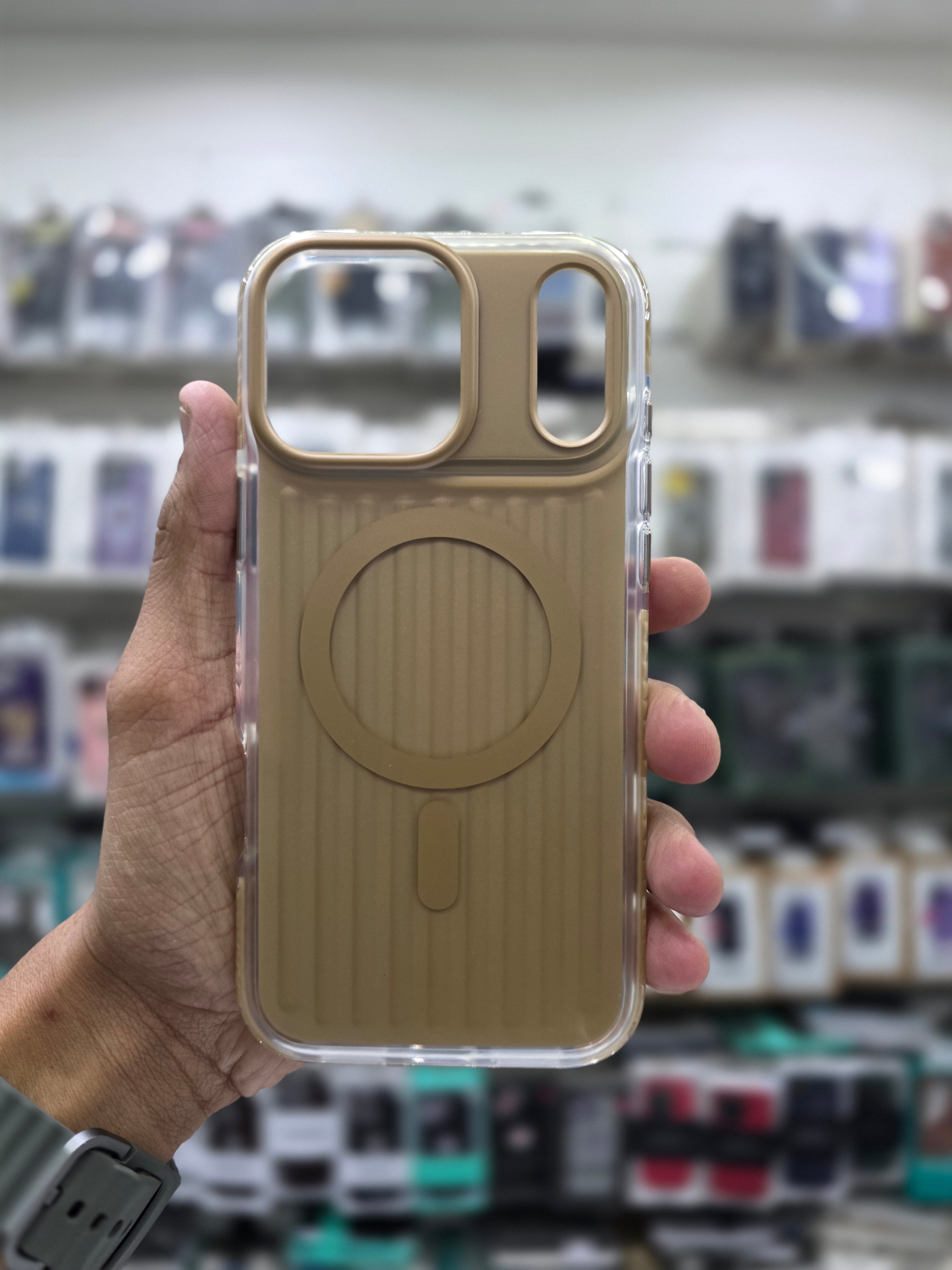 Rock Ribbed  Magnetic Case Cover - iPhone 17 Pro Back Cover