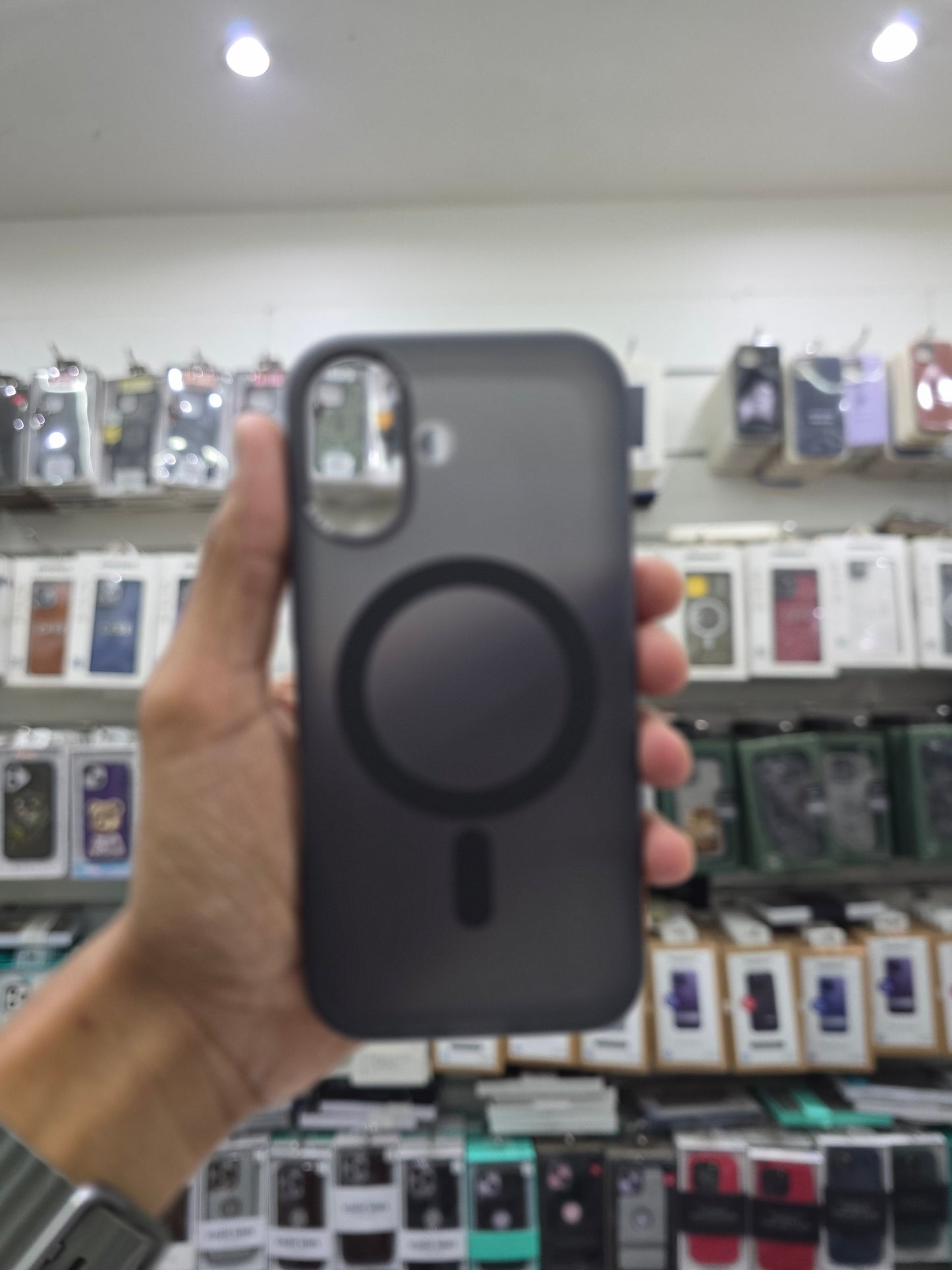 Rock Matte Series with Magnetic(Semi-Transparent ) Cover - iPhone 17