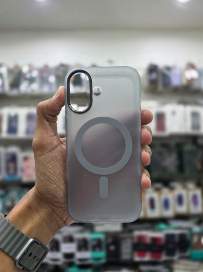 Rock Matte Series with Magnetic(Semi-Transparent ) Cover - iPhone 17