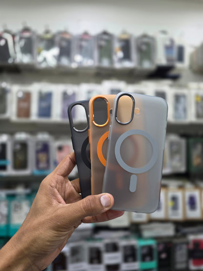 Rock Matte Series with Magnetic(Semi-Transparent ) Cover - iPhone 17