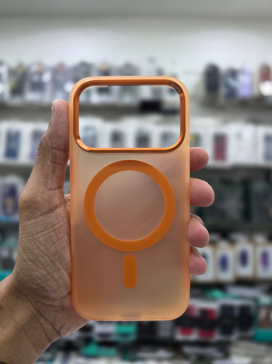 Rock Matte Series with Magnetic(Semi-Transparent ) Cover - iPhone 17 Pro Max