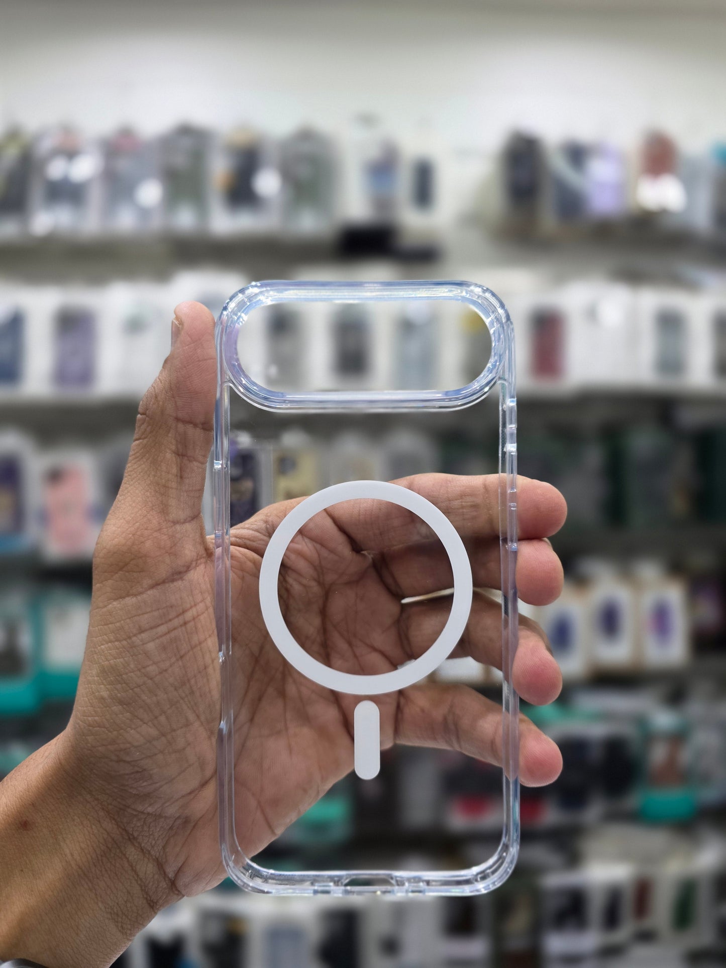 Rock Crystal Shield Transparent Magnetic Protection Case - iPhone 17 Air