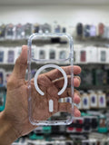 Rock Crystal Shield Transparent Magnetic Protection Case - iPhone 17 Pro Back Cover