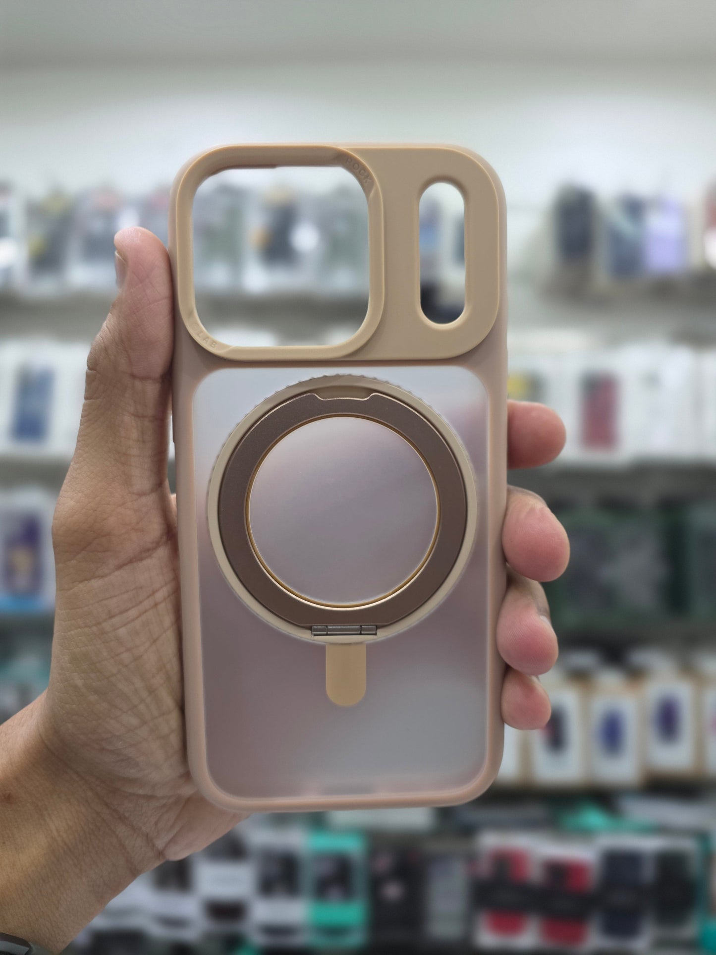 Rock Guard Touch Mate Magnetic Case With 360 Stand - iPhone 17 Pro