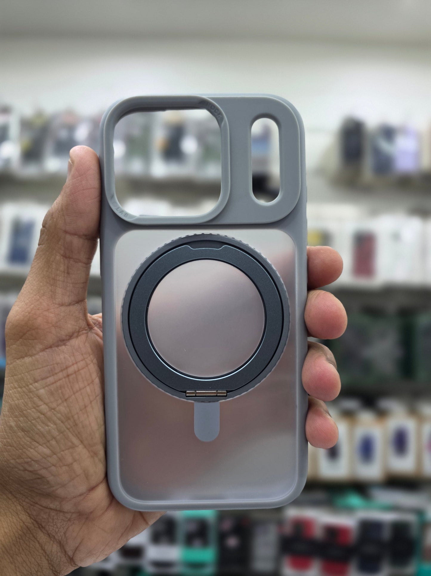 Rock Guard Touch Mate Magnetic Case With 360 Stand - iPhone 17 Pro