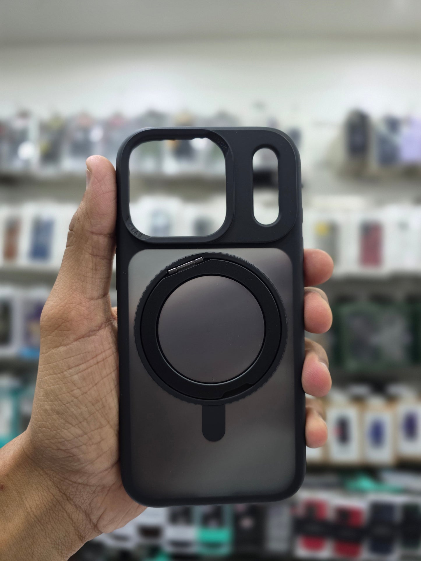 Rock Guard Touch Mate Magnetic Case With 360 Stand - iPhone 17 Pro