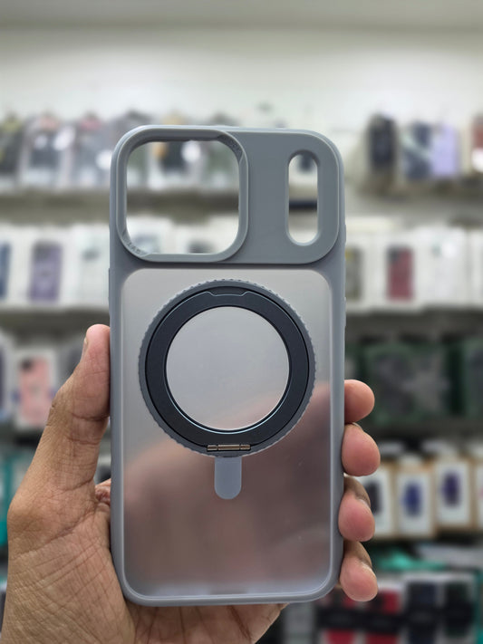 Rock Guard Touch Mate Magnetic Case With 360 Stand - iPhone 17 Pro Max