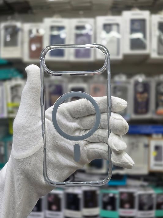 Helix Clear Protective MagSafe Case with Stylish Multi-Color Buttons - iPhone 17 Air