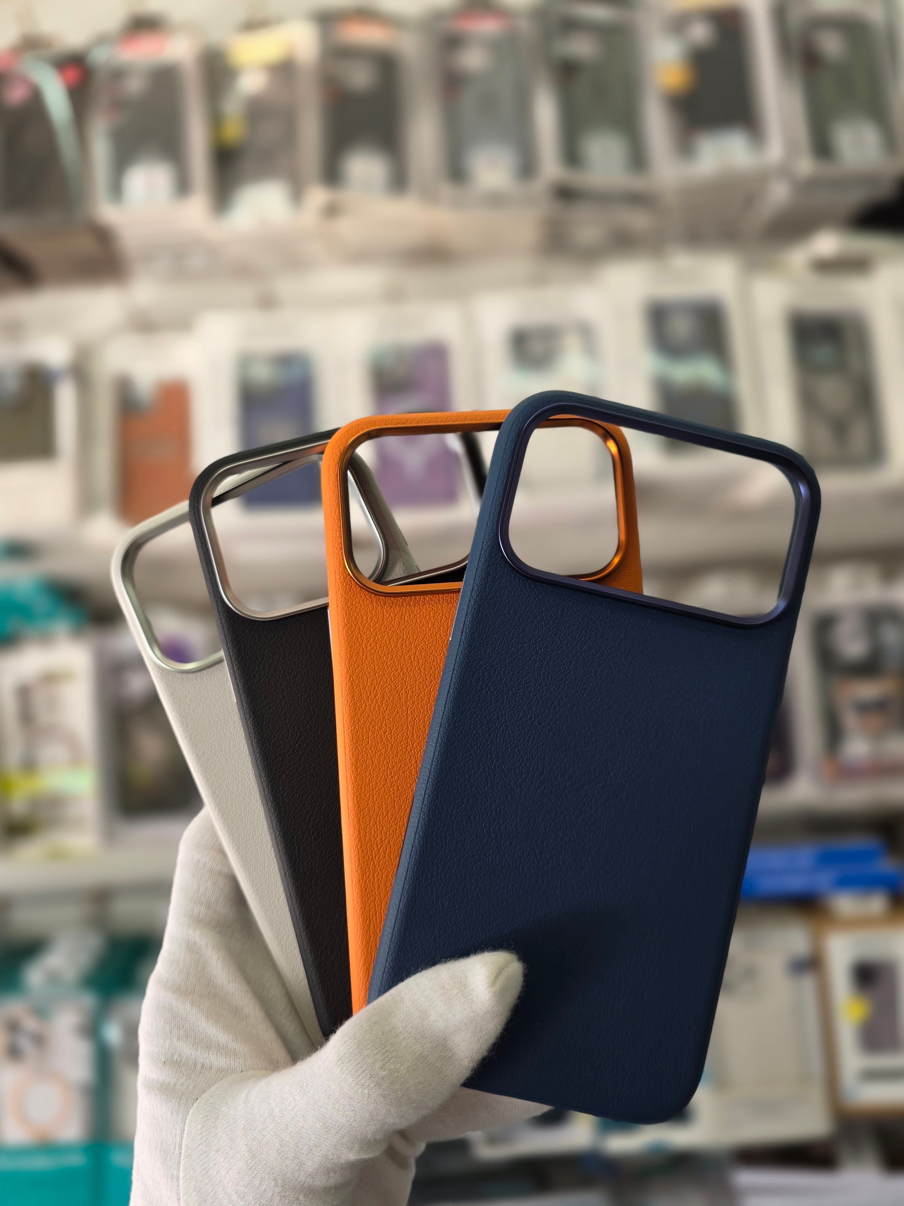 X-LEVEL Pu Leather With Ai Sensor - iPhone 17 Pro Back Cover