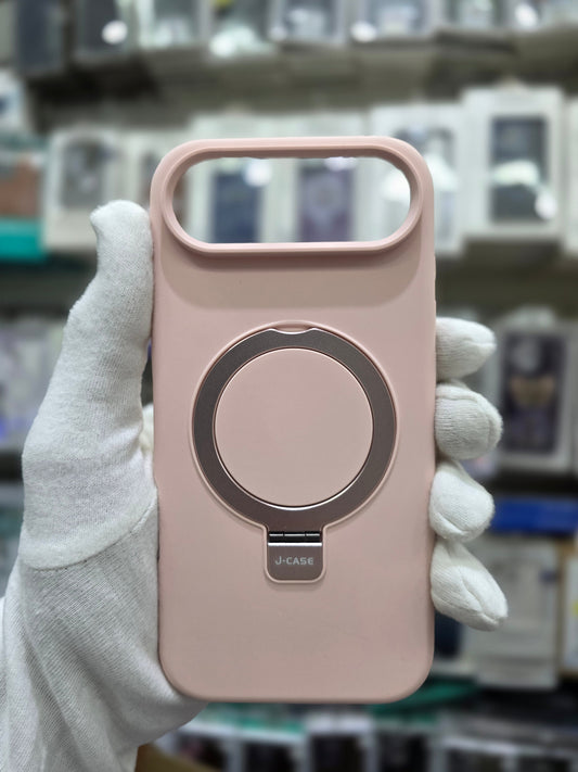 J-CASE Premium Soft Liquid Silicone with Bracket & Magsafe - iPhone 17 Air