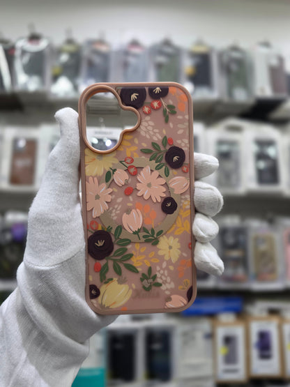 Kutis Floral Printed Shockproof MagSafe Case - iPhone 17