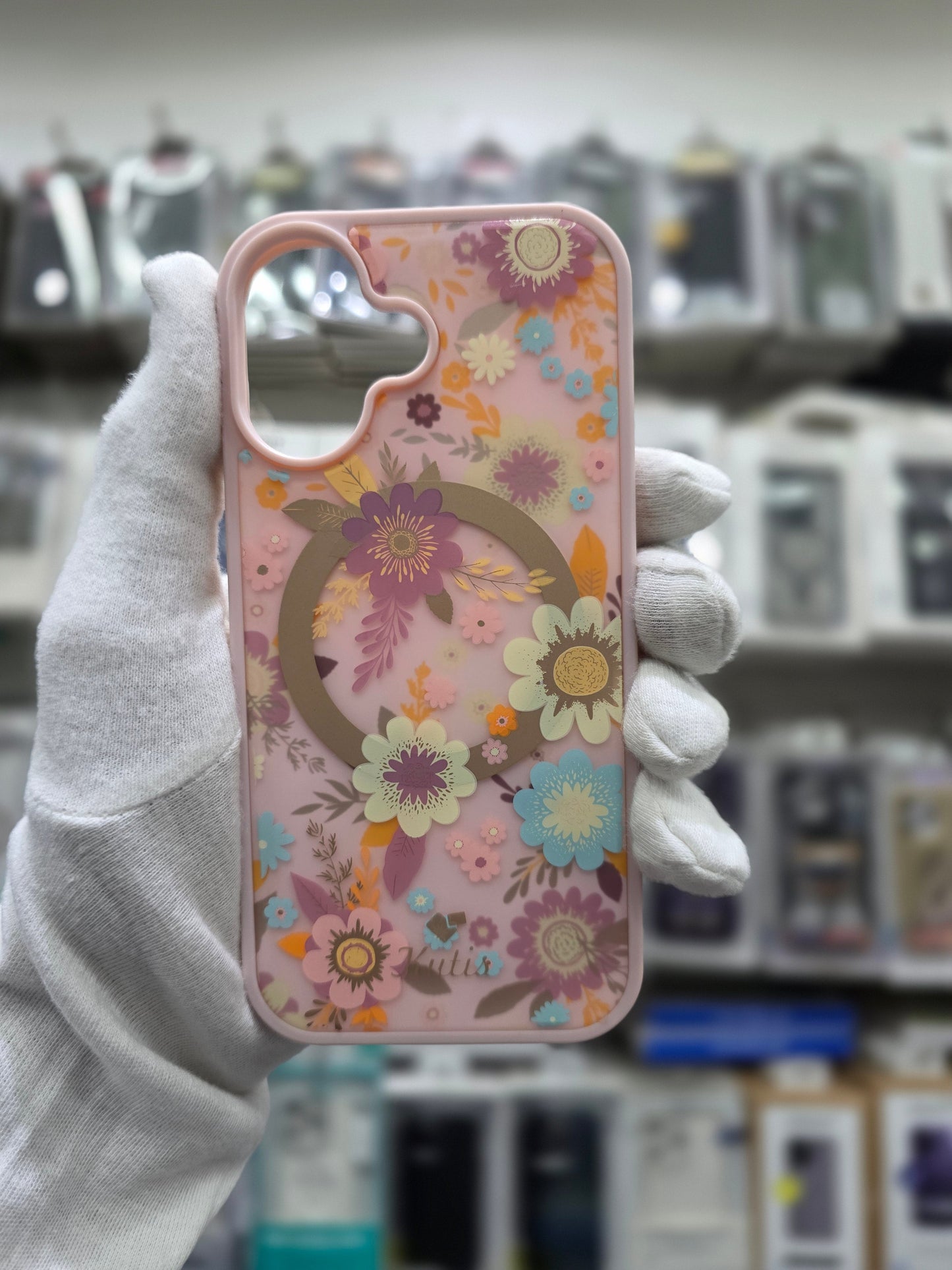 Kutis Floral Printed Shockproof MagSafe Case - iPhone 17