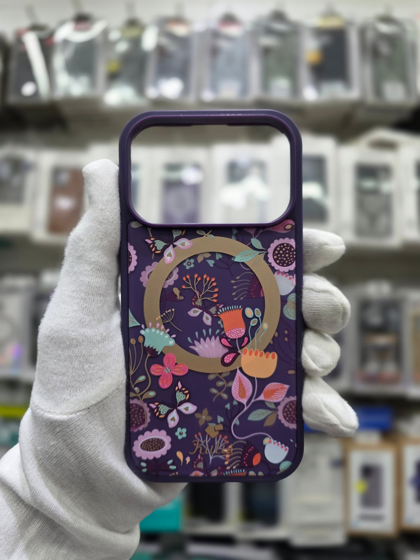 Kutis Floral Printed Shockproof MagSafe Case - iPhone 17 Pro Max