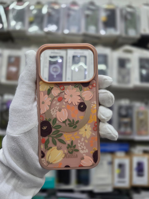 Kutis Floral Printed Shockproof MagSafe Case - iPhone 17 Pro Back Cover