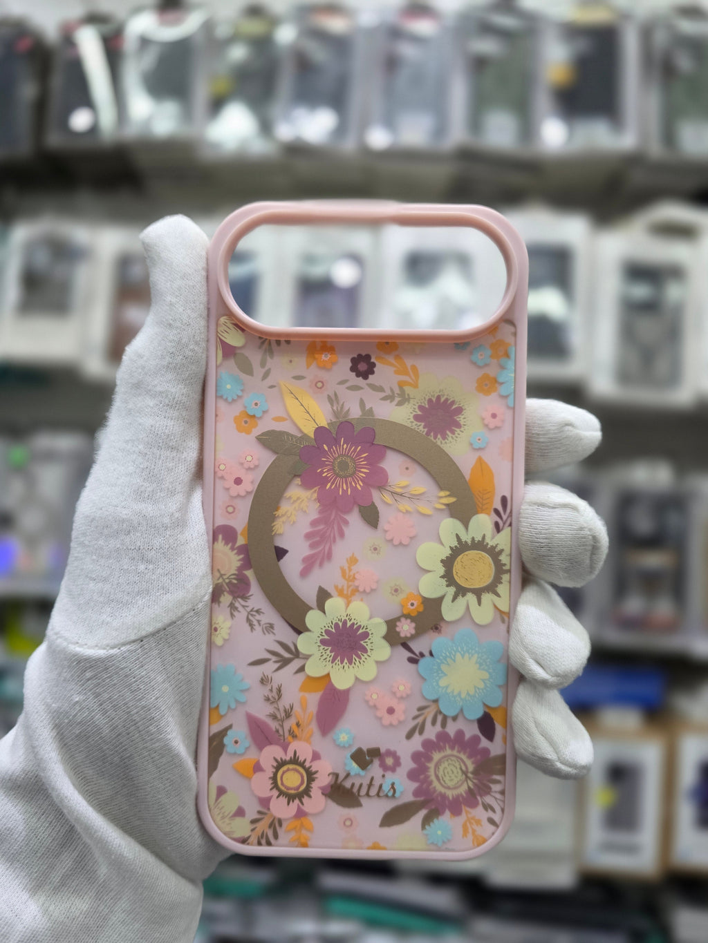 Kutis Floral Printed Shockproof MagSafe Case - iPhone 17 Air Back Cover
