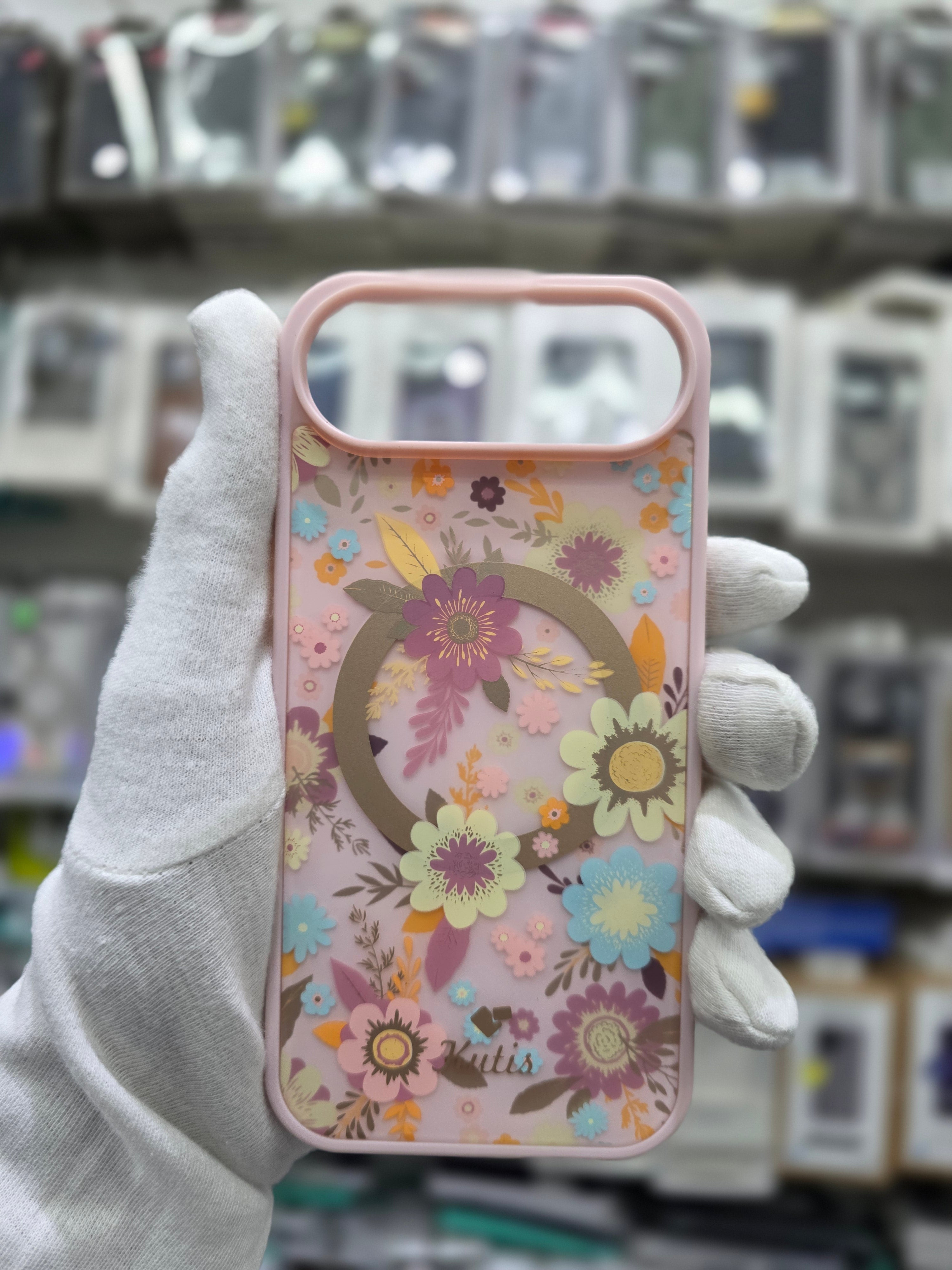 Kutis Floral Printed Shockproof MagSafe Case - iPhone 17 Air Back Cover