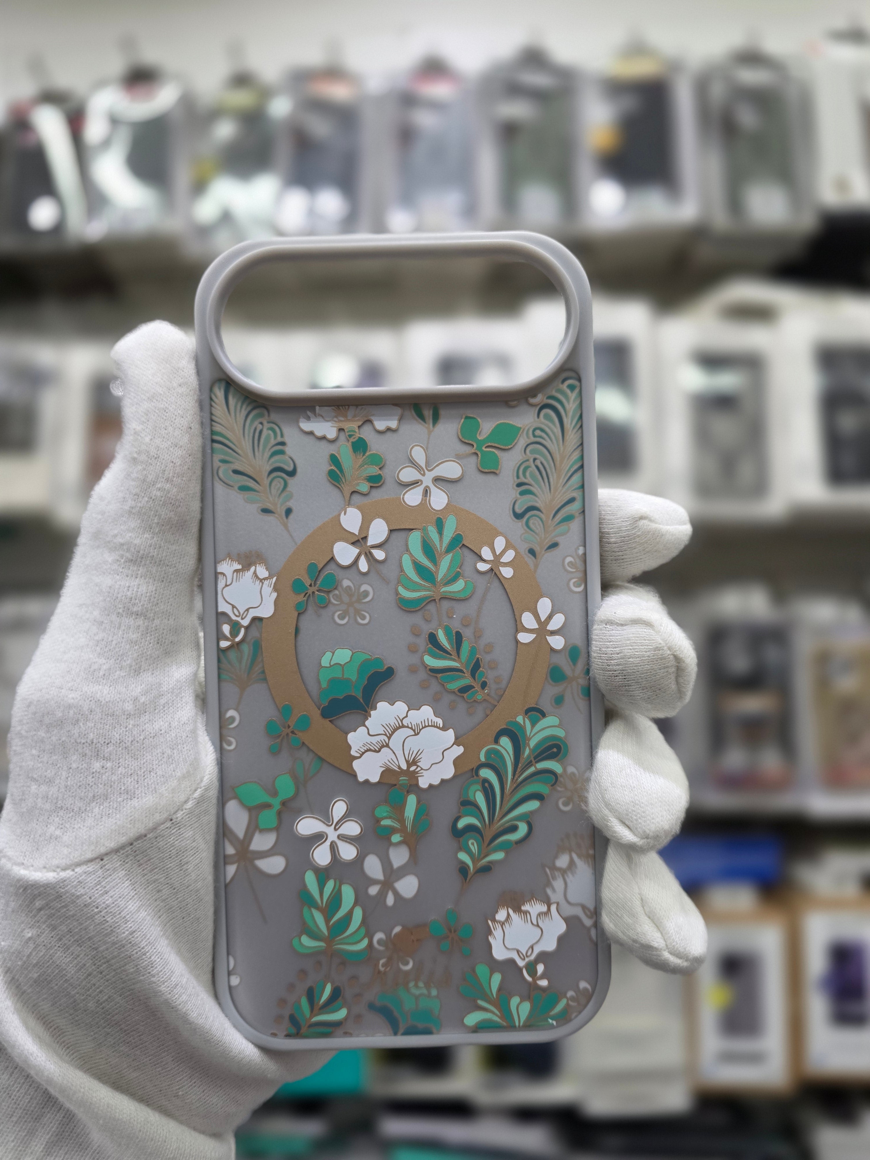 Kutis Floral Printed Shockproof MagSafe Case - iPhone 17 Air Back Cover